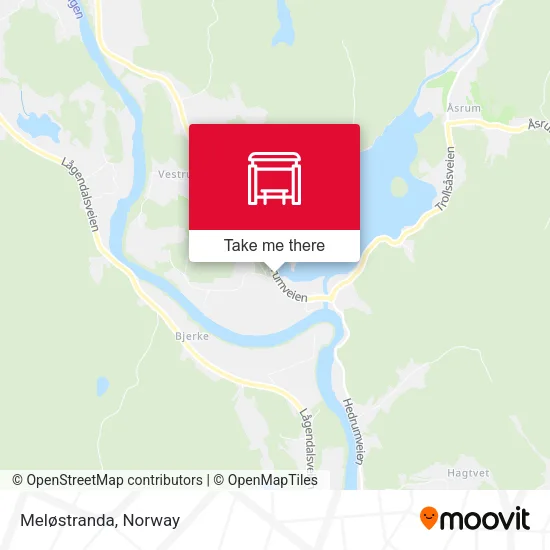Meløstranda map