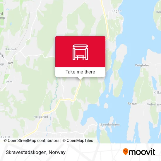 Skravestadskogen map