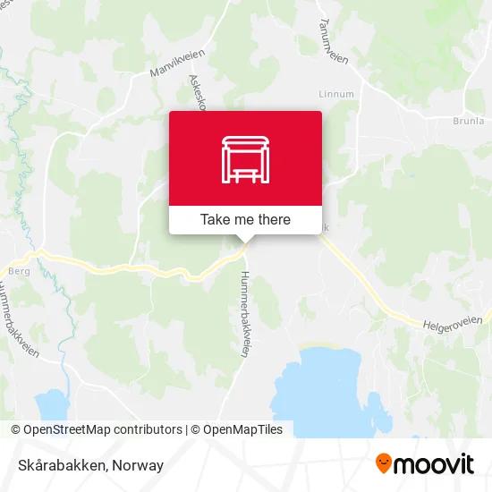 Skårabakken map