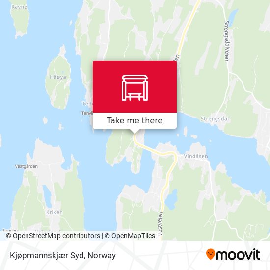 Kjøpmannskjær Syd map