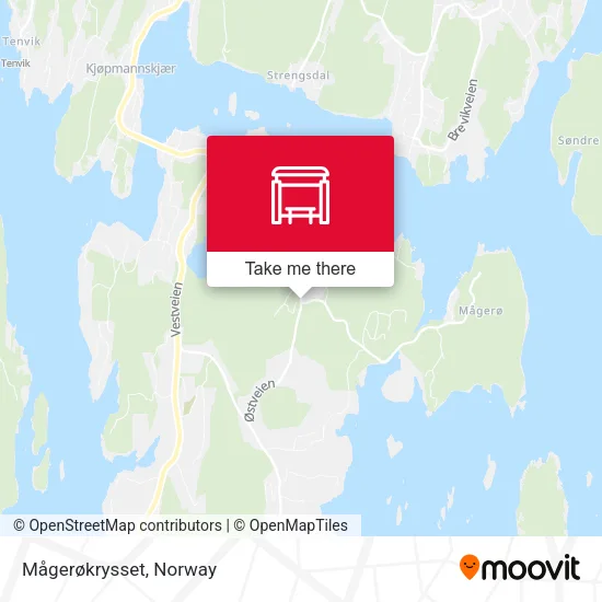 Mågerøkrysset map