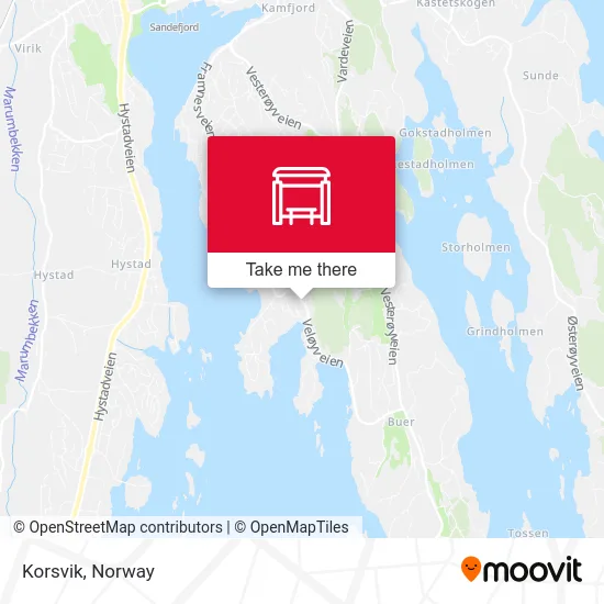 Korsvik map