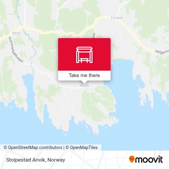 Stolpestad Anvik map