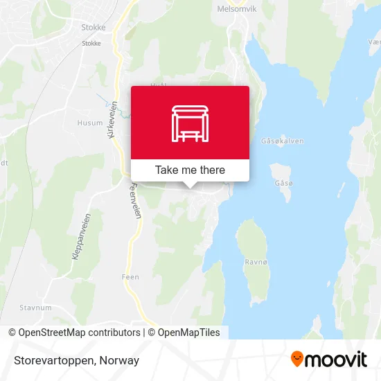 Storevartoppen map