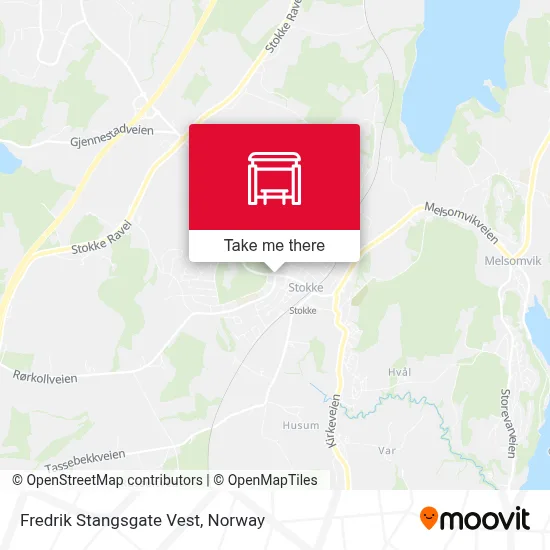 Fredrik Stangsgate Vest map