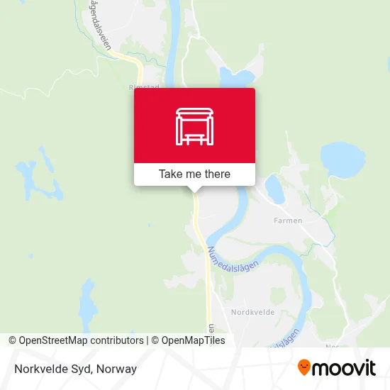 Norkvelde Syd map