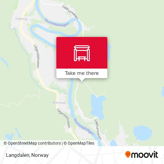 Langdalen map