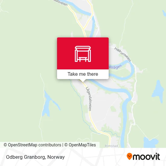 Odberg Granborg map