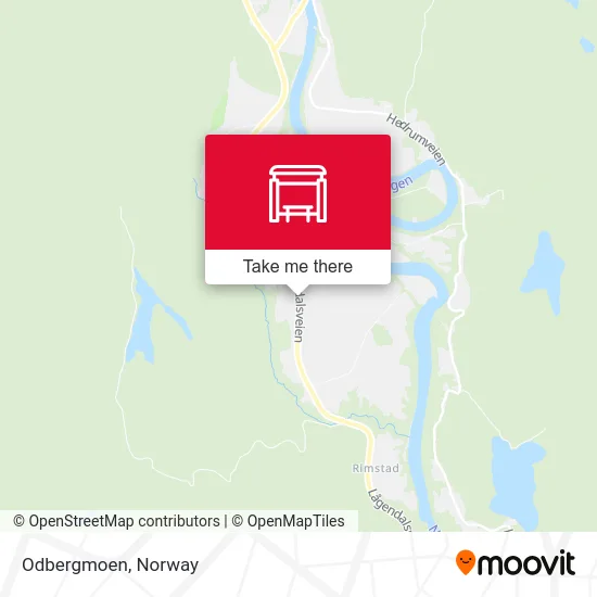 Odbergmoen map
