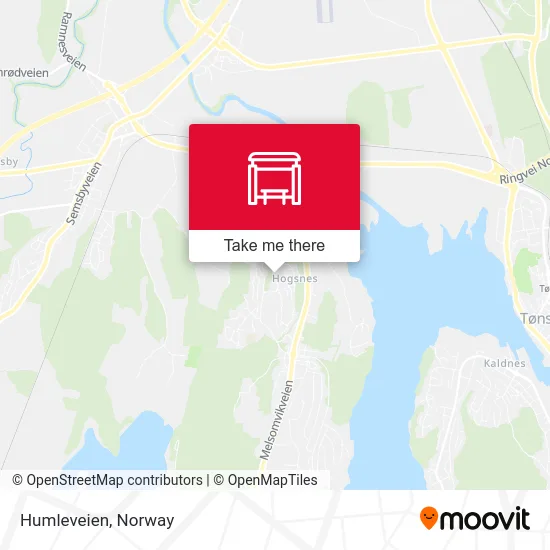 Humleveien map