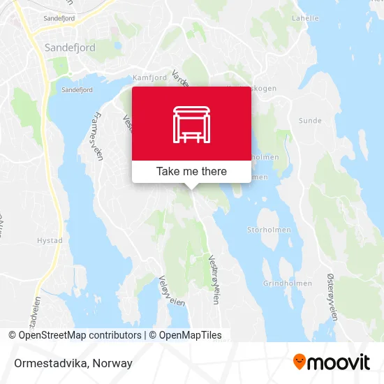 Ormestadvika map