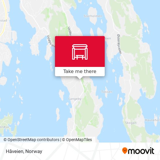 Håveien map