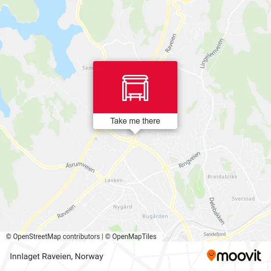 Innlaget Raveien map