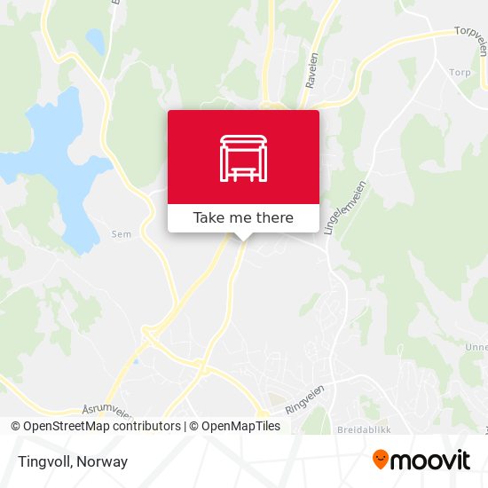 Tingvoll map