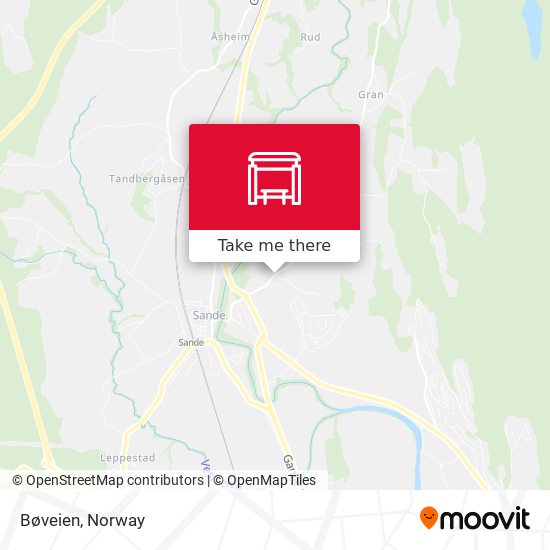 Bøveien map