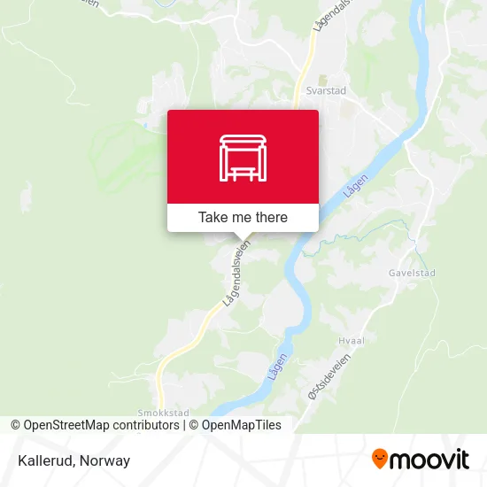 Kallerud map