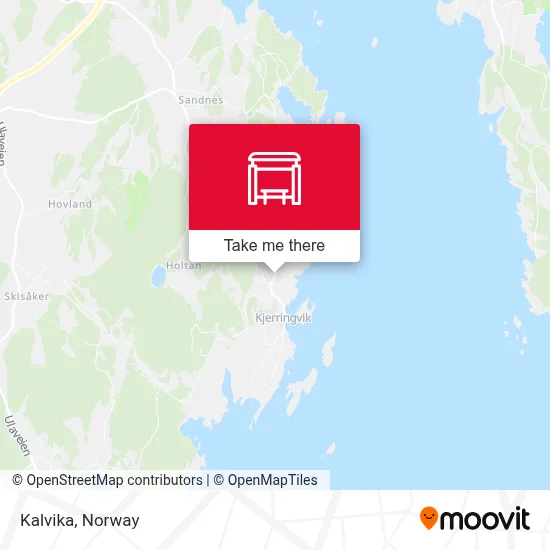 Kalvika map