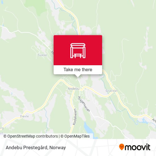 Andebu Prestegård map