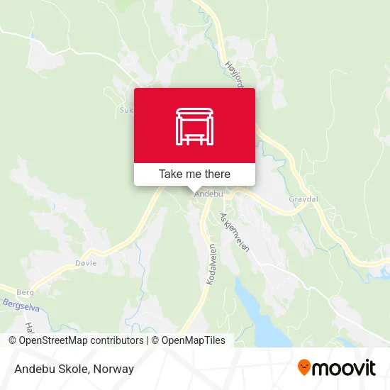 Andebu Skole map