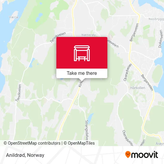 Anildrød map