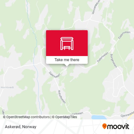 Askerød map