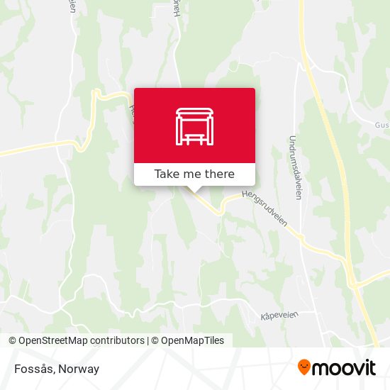 Fossås map