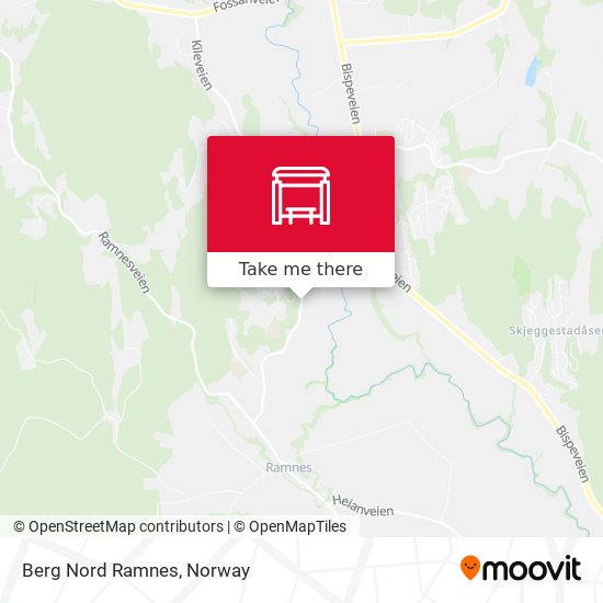 Berg Nord Ramnes map