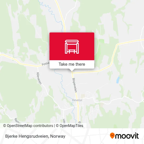 Bjerke Hengsrudveien map