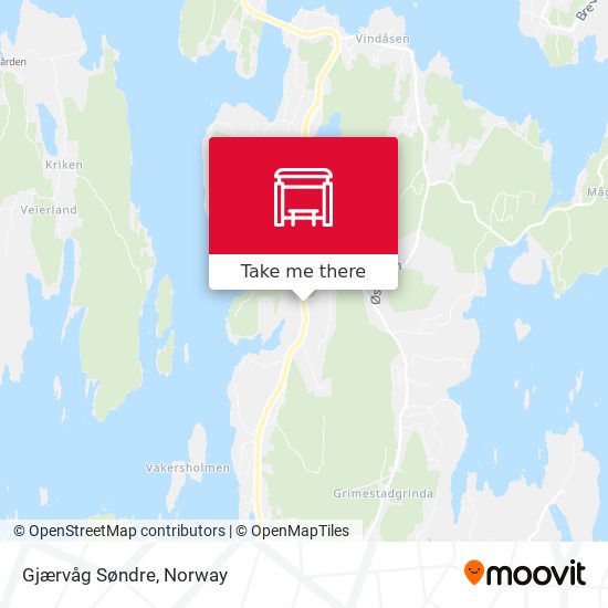 Gjærvåg Søndre map