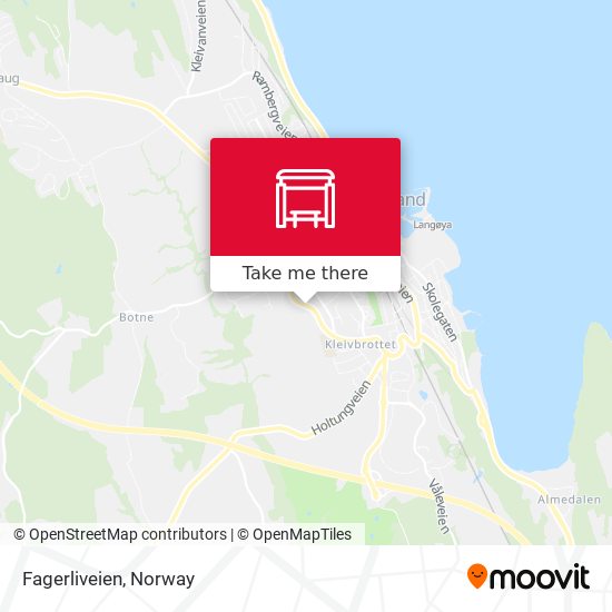 Fagerliveien map