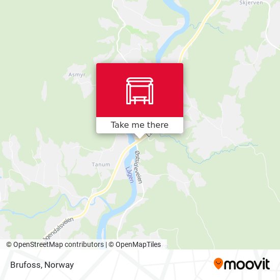 Brufoss map