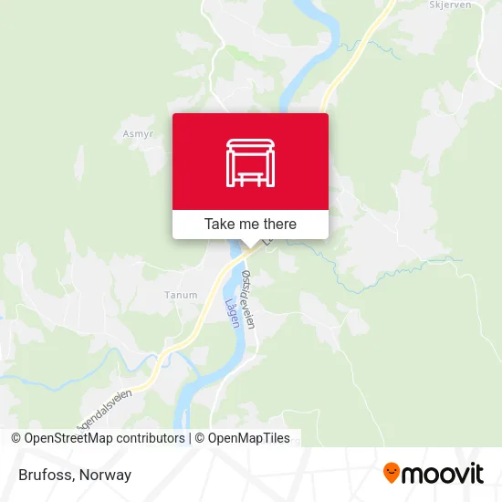 Brufoss map
