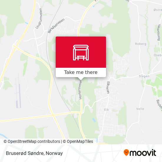 Bruserød Søndre map