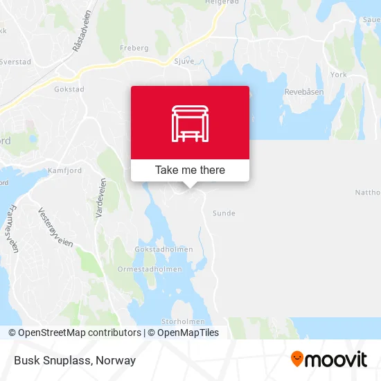 Busk Snuplass map