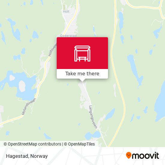 Hagestad map