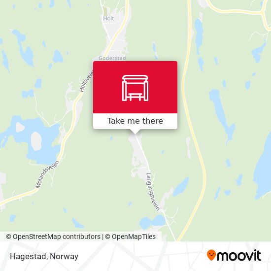 Hagestad map