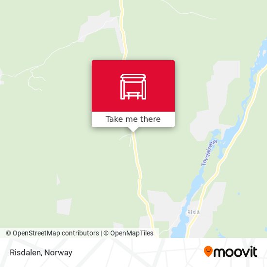 Risdalen map