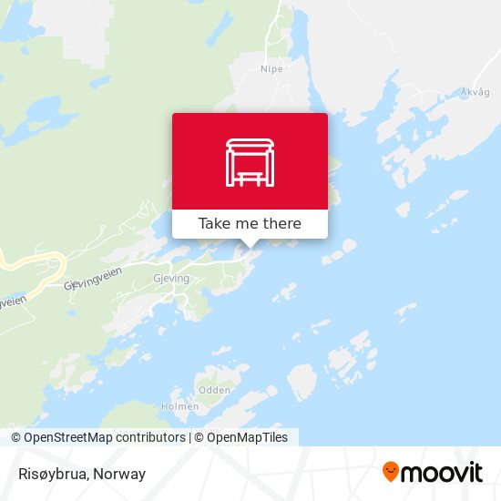 Risøybrua map