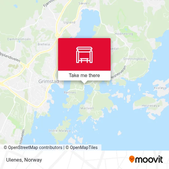 Ulenes map