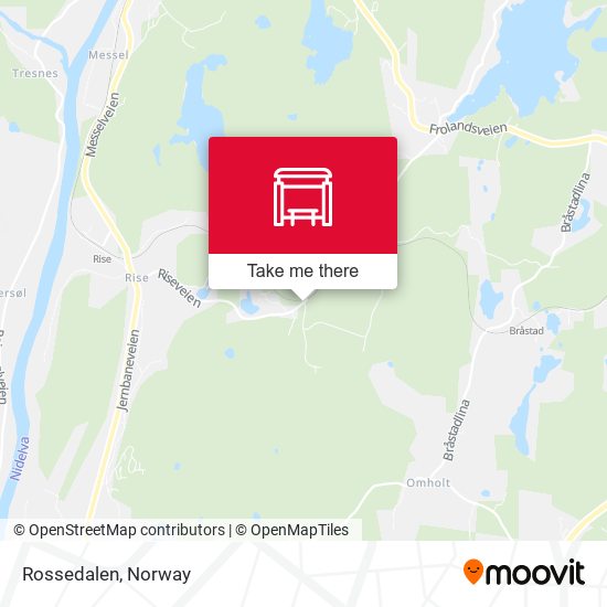 Rossedalen map