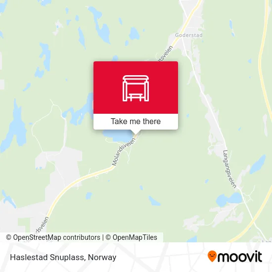 Haslestad Snuplass map