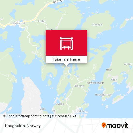 Haugbukta map