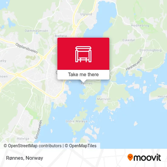 Rønnes map