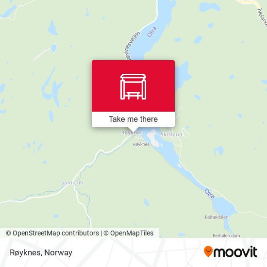 Røyknes map