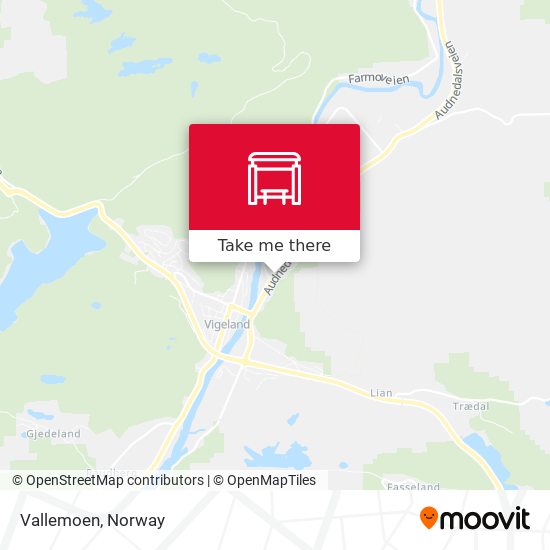 Vallemoen map