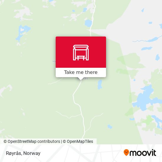 Røyrås map