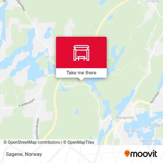Sagene map