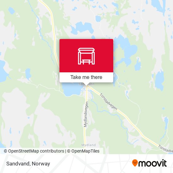 Sandvand map