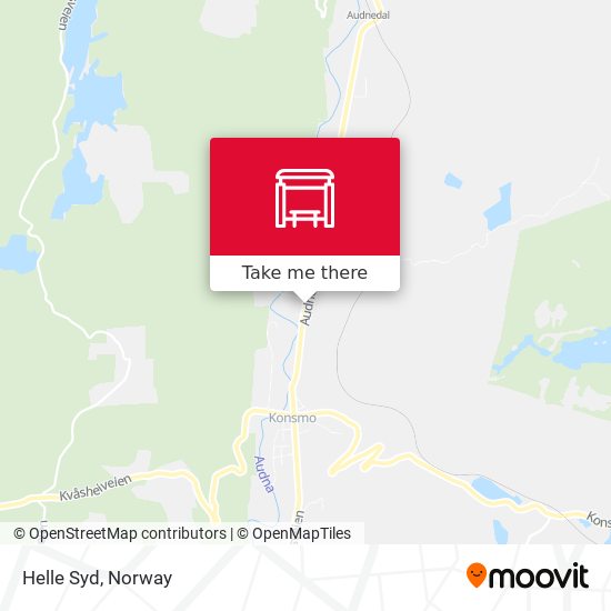 Helle Syd map