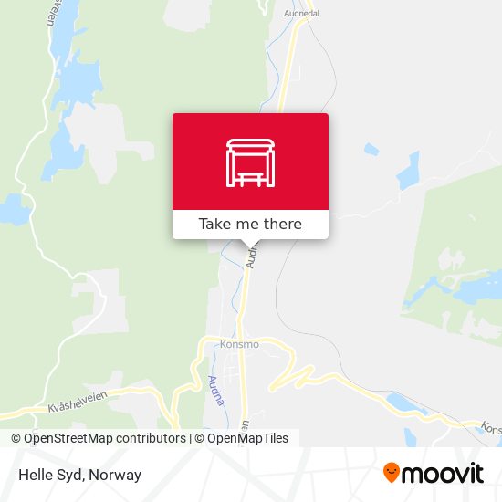 Helle Syd map